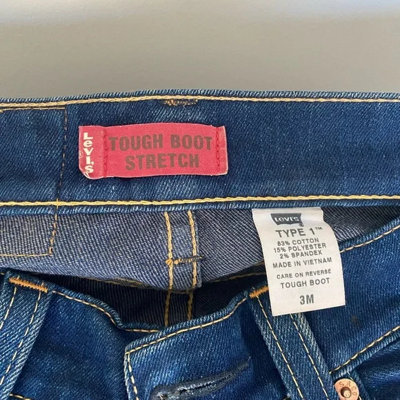 Vintage Levi Type 1 tough boot stretch jean - Picture 4 of 5